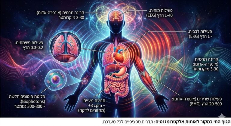 תדרים שונים בגוף האדם