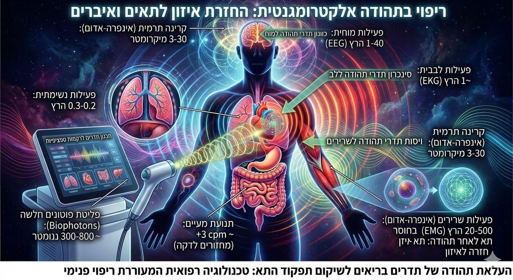 מכשירי תדרים לטיפול באיברים שונים בגוף